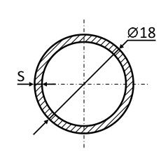 Изготовляемая нами круглая оцинкованная труба 18 мм выгодно отличается идеальной поверхностью. Складское хранение позволяет сохранить товарный вид трубы.