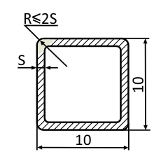 Изготовляемая нами квадратная оцинкованная труба 10х10 мм выгодно отличается идеальной поверхностью. Складское хранение позволяет сохранить товарный вид трубы.