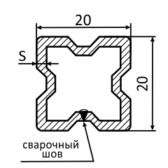 Изготовляемая нами полуовальная оцинкованная труба 20х20 мм выгодно отличается идеальной поверхностью. Складское хранение позволяет сохранить товарный вид трубы.