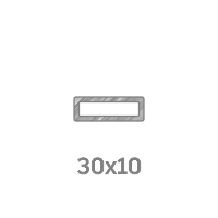 Квадратная оцинкованная труба 15х15 мм