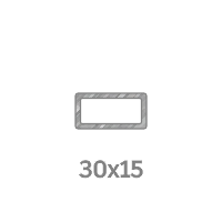 Квадратная оцинкованная труба 18х18 мм