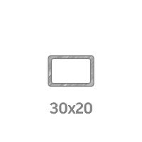 Квадратная оцинкованная труба 19х19 мм