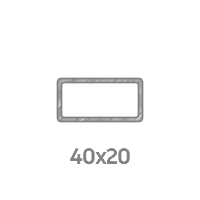 Квадратная оцинкованная труба 25х25мм