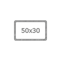 Квадратная оцинкованная труба 35х35 мм