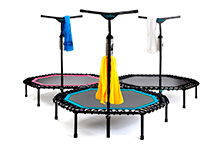 Батут спотивный из круглой трубы